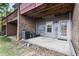 Back patio with brick and painted siding at 1555 Mosaic Way # 1555, Smyrna, GA 30080