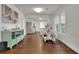 Open concept dining room with hardwood floors and stainless steel appliances in kitchen at 265 Haas Se Ave, Atlanta, GA 30316