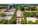 Aerial view of community, highlighting nearby commercial buildings and parks at 419 Hargrove Ln, Decatur, GA 30030