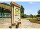 Welcome to Decatur directory sign with map, conveniently located in a landscaped outdoor setting at 419 Hargrove Ln, Decatur, GA 30030