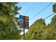 MARTA parking and Avondale transit station sign surrounded by trees, indicating public transportation access at 419 Hargrove Ln, Decatur, GA 30030