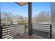 Balcony with dark railings offering views of the neighborhood at 147 Hutchinson Ne St, Atlanta, GA 30307