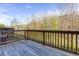 Spacious back deck with wooded views, ideal for relaxation and entertainment at 269 Whitetail Cir, Canton, GA 30115