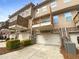 Townhome garages with private balconies offering convenience and extra outdoor space at 4954 Wyeth Way, Alpharetta, GA 30022