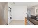 Kitchen area includes appliances, in-unit laundry, tile flooring and lots of light at 1445 Monroe Ne Dr # A12, Atlanta, GA 30324