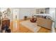 Open-concept living room with hardwood floors, contemporary decor, and ample space at 1445 Monroe Ne Dr # A12, Atlanta, GA 30324
