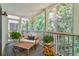 The screened in porch is a relaxing way to enjoy the outdoors at 1445 Monroe Ne Dr # A12, Atlanta, GA 30324