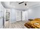Spacious main bedroom boasts an ensuite bath and a walk-in closet at 3261 Hidden Forest Dr, Snellville, GA 30078
