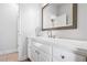 Modern bathroom with a framed mirror at 3150 Shumard Way, Marietta, GA 30064