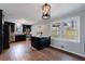 Charming kitchen features a center island and stainless steel appliances for a modern touch at 3310 Forest Creek Sw Dr, Marietta, GA 30064