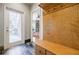 Mudroom entryway featuring built-in storage and a back door to outside at 656 Gunby Se Rd, Marietta, GA 30067