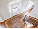 Elegant foyer with hardwood floors and staircase at 656 Gunby Se Rd, Marietta, GA 30067