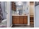 Bathroom with a shower and cabinets underneath the sink at 115 Hol Mar Trl, Mcdonough, GA 30253