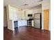 Modern kitchen with stainless steel appliances, granite countertops, and ample storage provides a functional and stylish cooking space at 898 Oak Sw St # 3109, Atlanta, GA 30310