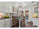 Charming dining area with backyard access and built-in features at 5130 Forest Hills Ct, Cumming, GA 30041