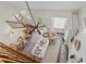 Bright living room with soaring ceilings, fireplace, and ample seating at 5130 Forest Hills Ct, Cumming, GA 30041