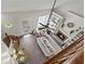 Bright living room with soaring ceilings, fireplace, and ample seating at 5130 Forest Hills Ct, Cumming, GA 30041