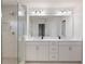 Another view of the Luxurious main bathroom featuring a dual vanity and a glass-enclosed shower at 1336 Rosen Rd, Brookhaven, GA 30319