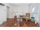 Sitting room with hardwood floors and a chair near a bright window at 1444 Norman Berry Dr, East Point, GA 30344