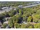 Aerial view of the property with landscaping and nearby highway access at 30 Dunwoody Springs Dr, Atlanta, GA 30328