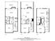 Detailed floor plan showcasing layout of the home including three floors at 604 Ansley Villa Ne Dr, Atlanta, GA 30324