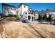 Backyard with a two-story deck, patio with lounge chairs, and an in-ground pool at 14 Long Island Pl., Atlanta, GA 30328