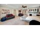 Spacious finished basement with wet bar, comfy seating and ample space for relaxing at 14 Long Island Pl., Atlanta, GA 30328