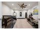Home gym with exercise equipment and ample space for a complete workout at 14 Long Island Pl., Atlanta, GA 30328