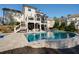 Backyard pool with patio, outdoor seating, and multilevel deck, great for entertaining at 14 Long Island Pl., Atlanta, GA 30328
