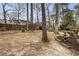Spacious backyard with trees, fountain, and lots of green space at 2044 Cottage Nw Ln, Atlanta, GA 30318