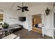 Inviting screened-in patio leading to the main bedroom and overlooking the yard at 2044 Cottage Nw Ln, Atlanta, GA 30318