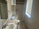 Bathroom featuring a single sink vanity, toilet and shower-tub combination at 5790 Northspring Dr, Ellenwood, GA 30294
