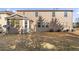 Enjoy this large backyard perfect for entertaining and features a patio, garden space and shade trees at 1183 Lanier Springs Dr, Buford, GA 30518