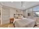 Stylish bedroom with modern fixtures and a bright window at 300 Peachtree Ne St # 6H, Atlanta, GA 30308