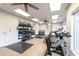 A modern fitness center equipped with various exercise machines and weights for residents' health and wellness at 3933 Danube Ln # 221, Atlanta, GA 30339