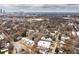 Panoramic aerial view showcasing the city skyline surrounded by lush greenery and residential areas at 1100 Arkwright Se Pl # B, Atlanta, GA 30316