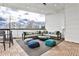 Outdoor patio with comfortable seating, stylish decor, and modern lighting at 1100 Arkwright Se Pl # B, Atlanta, GA 30316