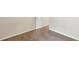 Bedroom with neutral walls, carpet, baseboards, and an electrical outlet at 5015 Rapahoe Trl, Atlanta, GA 30349