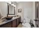 Stylish bathroom features granite countertop, vessel sink, and modern fixtures for a luxurious touch at 101 Bevil Ridge Se Rd, Emerson, GA 30137