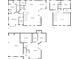 Detailed floor plan showcasing the layout of a multi-story home with clearly labeled rooms and dimensions at 101 Bevil Ridge Se Rd, Emerson, GA 30137
