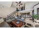 Spacious open-concept living room featuring high ceilings, modern finishes, and seamless flow to the kitchen area at 101 Bevil Ridge Se Rd, Emerson, GA 30137