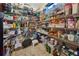 Well-organized pantry with wire shelving, filled with a variety of food items and kitchen essentials at 101 Bevil Ridge Se Rd, Emerson, GA 30137
