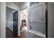 Convenient laundry area with modern stackable washer and dryer at 1475 Elizabeth Ln, East Point, GA 30344