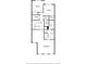 Second floor layout showing bedrooms, laundry, and bathrooms at 2275 W Village Se Ln, Smyrna, GA 30080