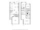 Detailed floor plan showcasing the layout of both floors of the house at 2275 W Village Se Ln, Smyrna, GA 30080