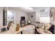 Basement featuring a versatile layout with a seating area, workspace, entertainment unit, and neutral decor throughout at 1580 Commerce Dr # A8, Decatur, GA 30030
