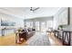 Spacious living room featuring hardwood floors and large windows offering plenty of natural light at 1580 Commerce Dr # A8, Decatur, GA 30030