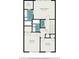 Upstairs floor plan featuring bedrooms, bathrooms, and walk-in closet at 2280 Whitestone Pl, Alpharetta, GA 30005