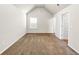 Bedroom with neutral carpeting, fresh paint and a vaulted ceiling at 3777 Shady Maple Dr, Lithonia, GA 30038