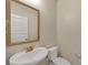 Clean powder room with modern fixtures and neutral decor at 3777 Shady Maple Dr, Lithonia, GA 30038